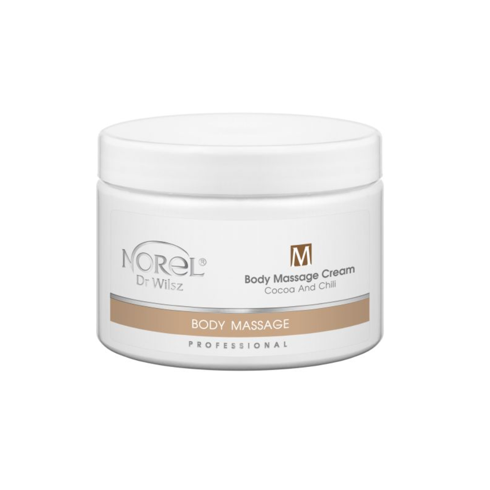 Крем масажний для тіла з какао та перцем чилі Norel Body Massage Cream Cocoa And Chilli 500 мл (0269)