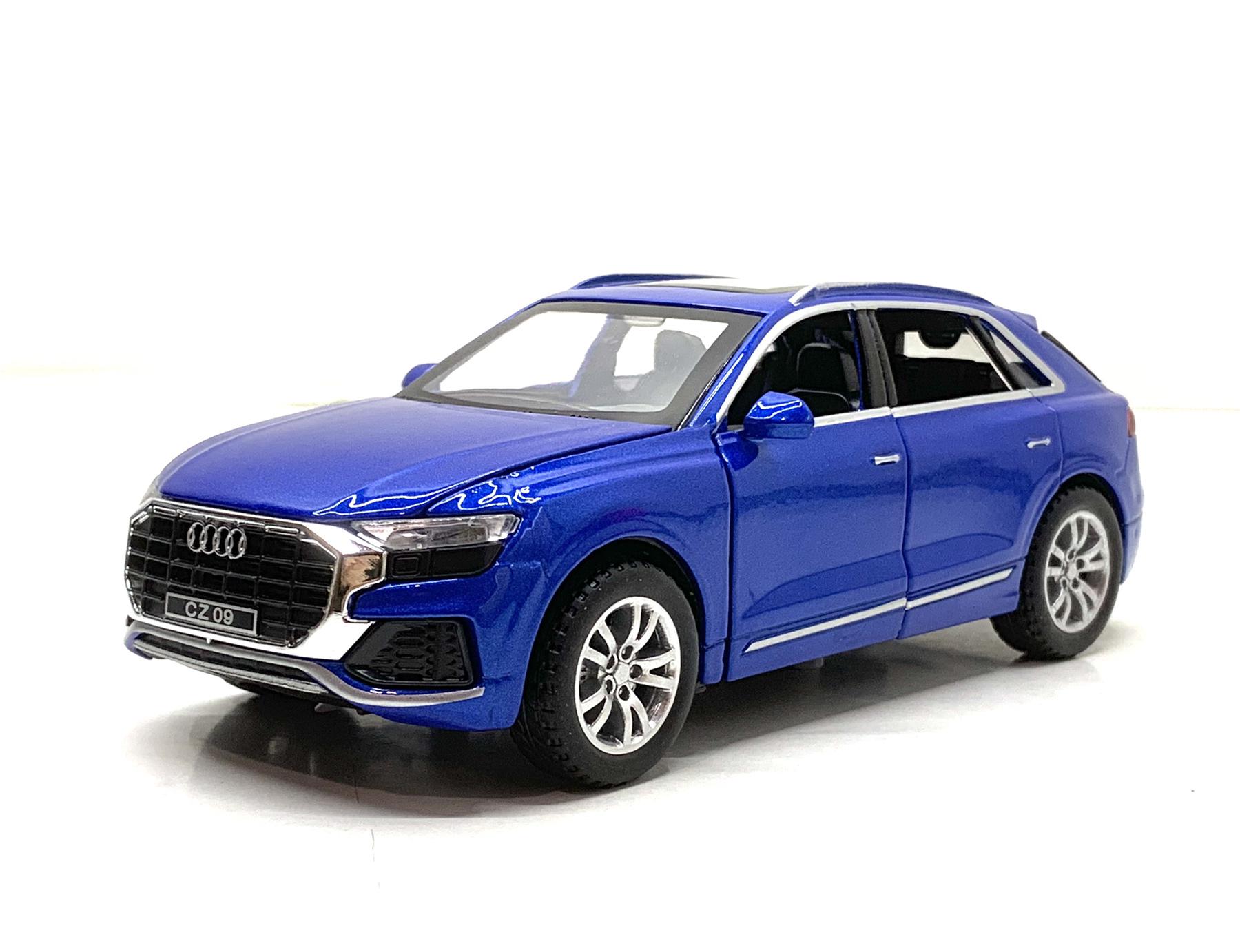 Машина АвтоСвіт Audi Q8 инерционная масштаб 1:32 открываются двери/капот/багажник 15 см Синий (AP-1732)