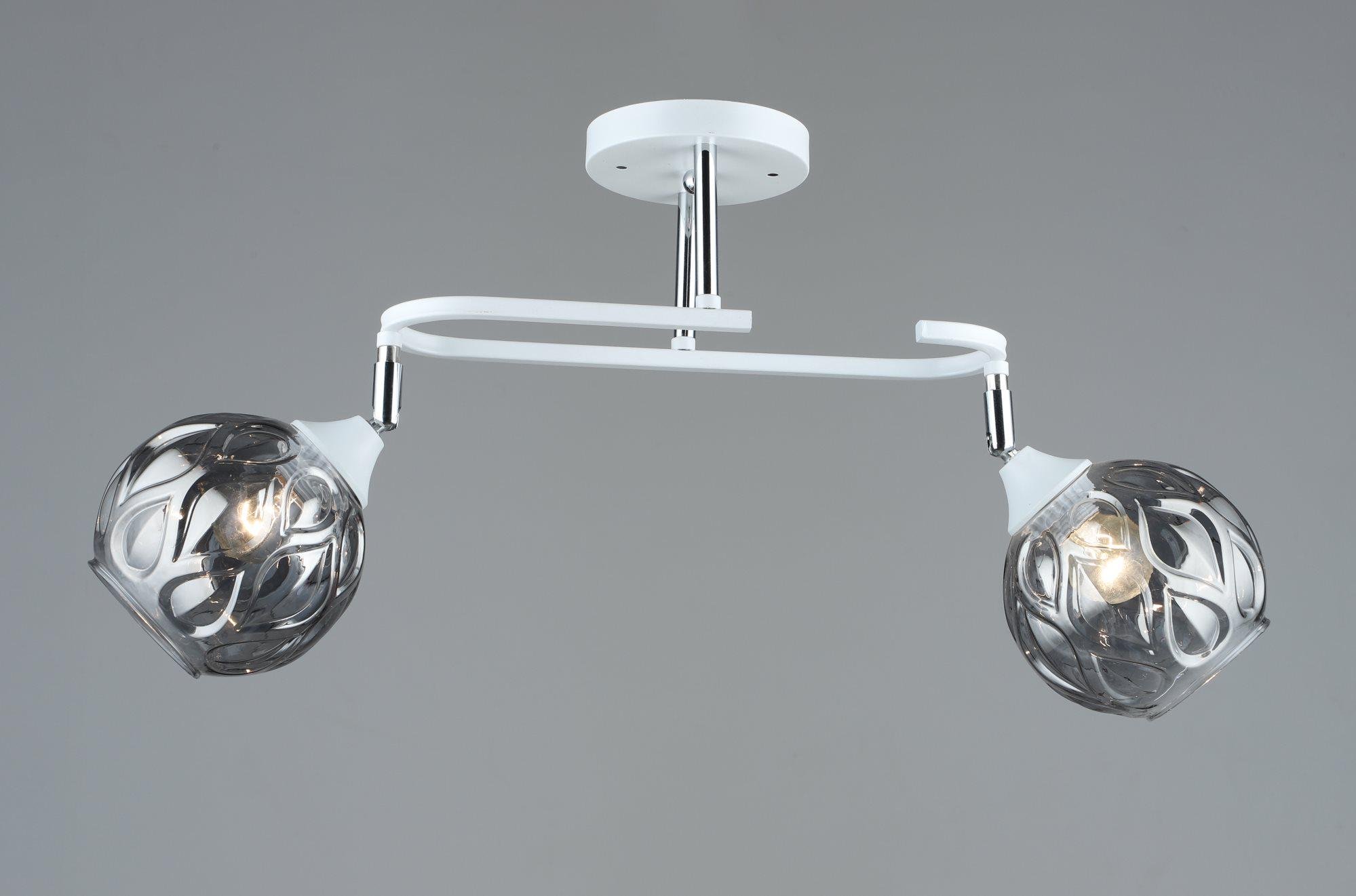 Люстра потолочная Sirius B A4071/2 WT+CH с поворотным механизмом