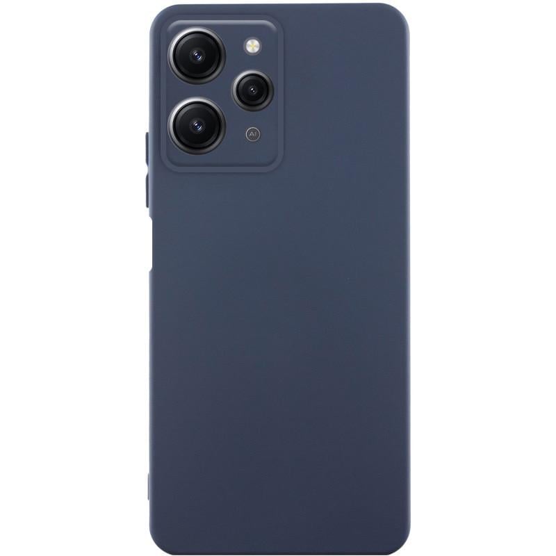 Противоударный чехол Silicone Cover Lakshmi Full Camera (AA) для Xiaomi Redmi 12 синий