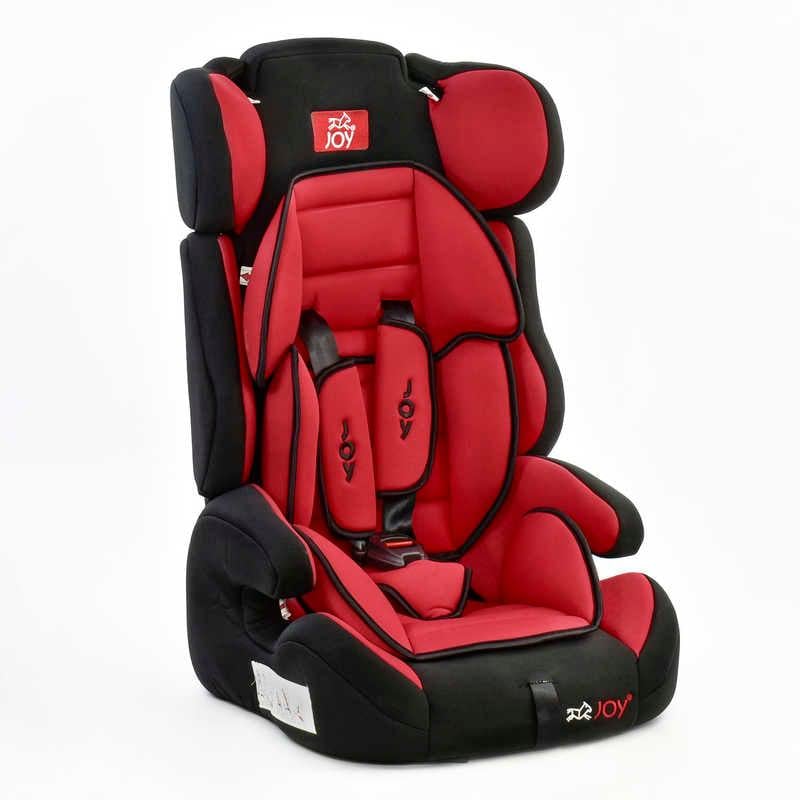 Автокресло универсальное Joy Е 1120 9-36 кг Черный/Красный