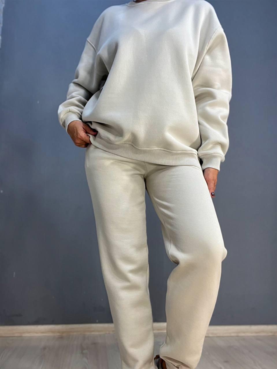 Брюки женские PEPPER MINT 24-13 спортивные джоггеры резинка на талии утепленные S Светло-серый (905) - фото 8 Брюки женские PEPPER MINT 24-13 спортивные джоггеры резинка на талии утепленные S Светло-серый (905) - фото 8