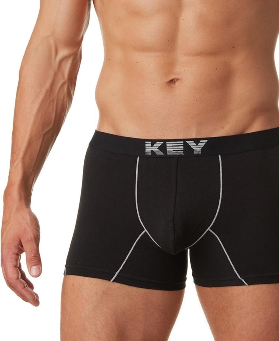 Труси боксери Key р. 52/XL Чорний (76435)