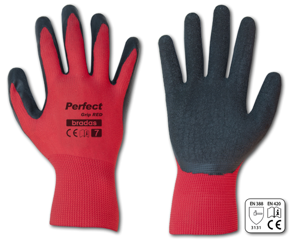 Перчатки защитные Bradas Perfect Grip Red латекс р. 11 (RWPGRD11) - фото 2