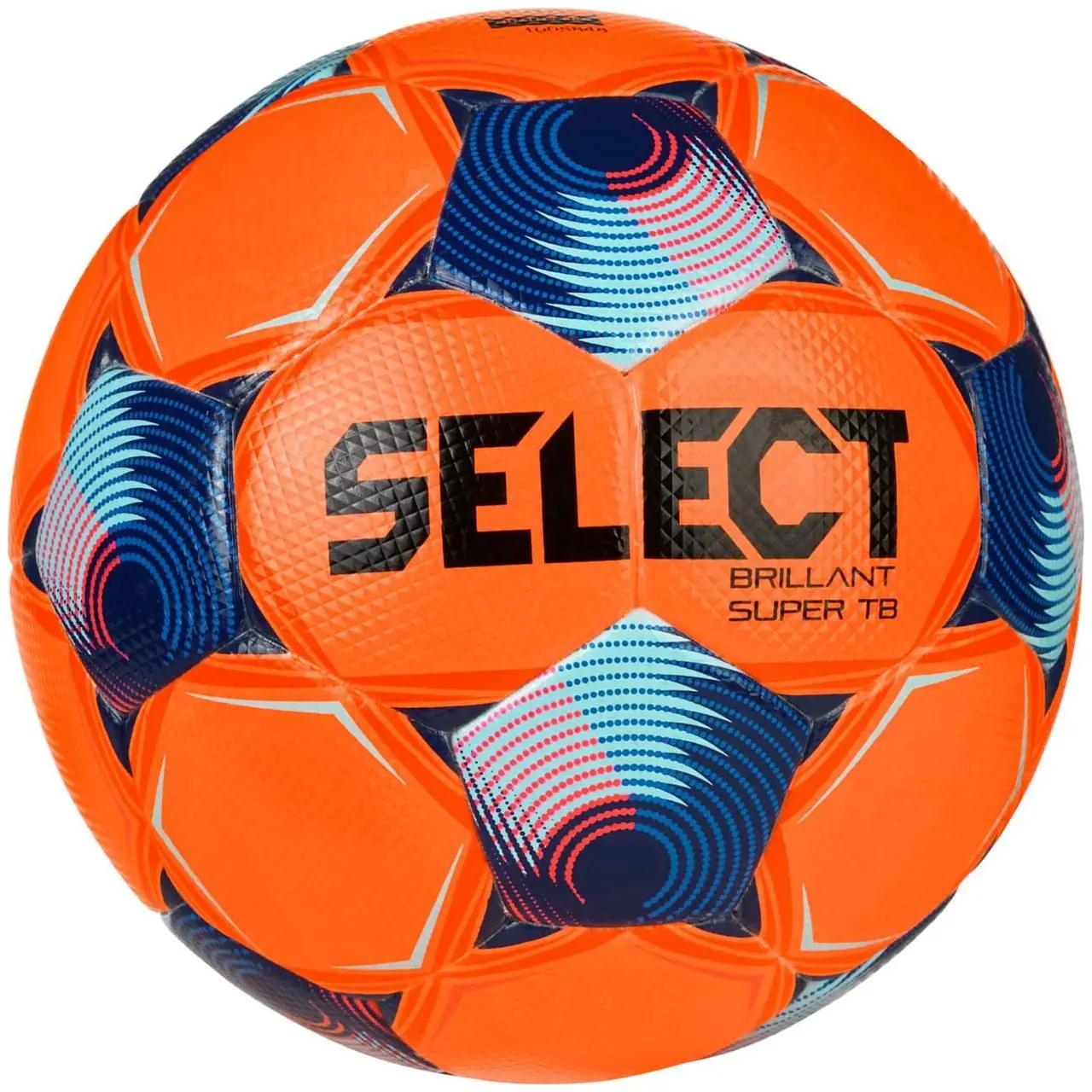 Мяч футбольный Select BRILLANT SUPER FIFA TB v25 Уни р. 5 Оранжевый (361500-662 5)