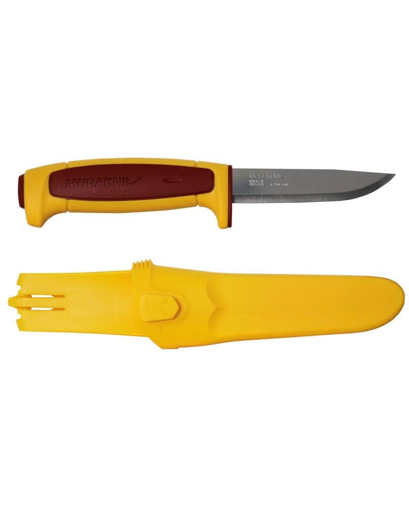 Нож туристический Morakniv Basic 546 Limited Edition 2023 фиксированный 56-58 HRC нержавеющая сталь 91 мм Желтый (2359470615)