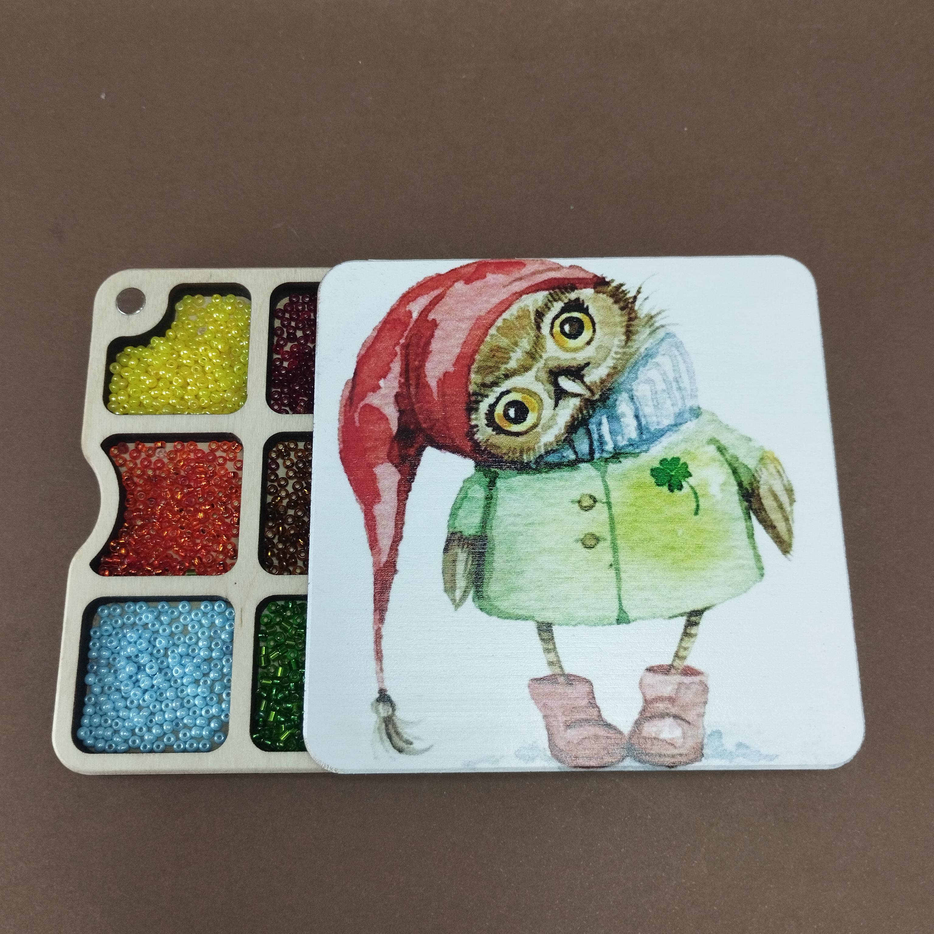 Органайзер для бисера с цветной печатью (8985809)