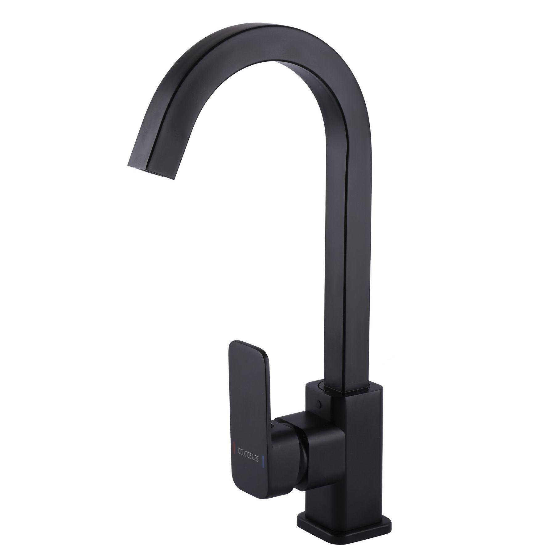 Смеситель для кухни Globus Lux Milano GLM-203SQ-BB Смеситель для кухни Globus Lux Milano GLM-203SQ-BB