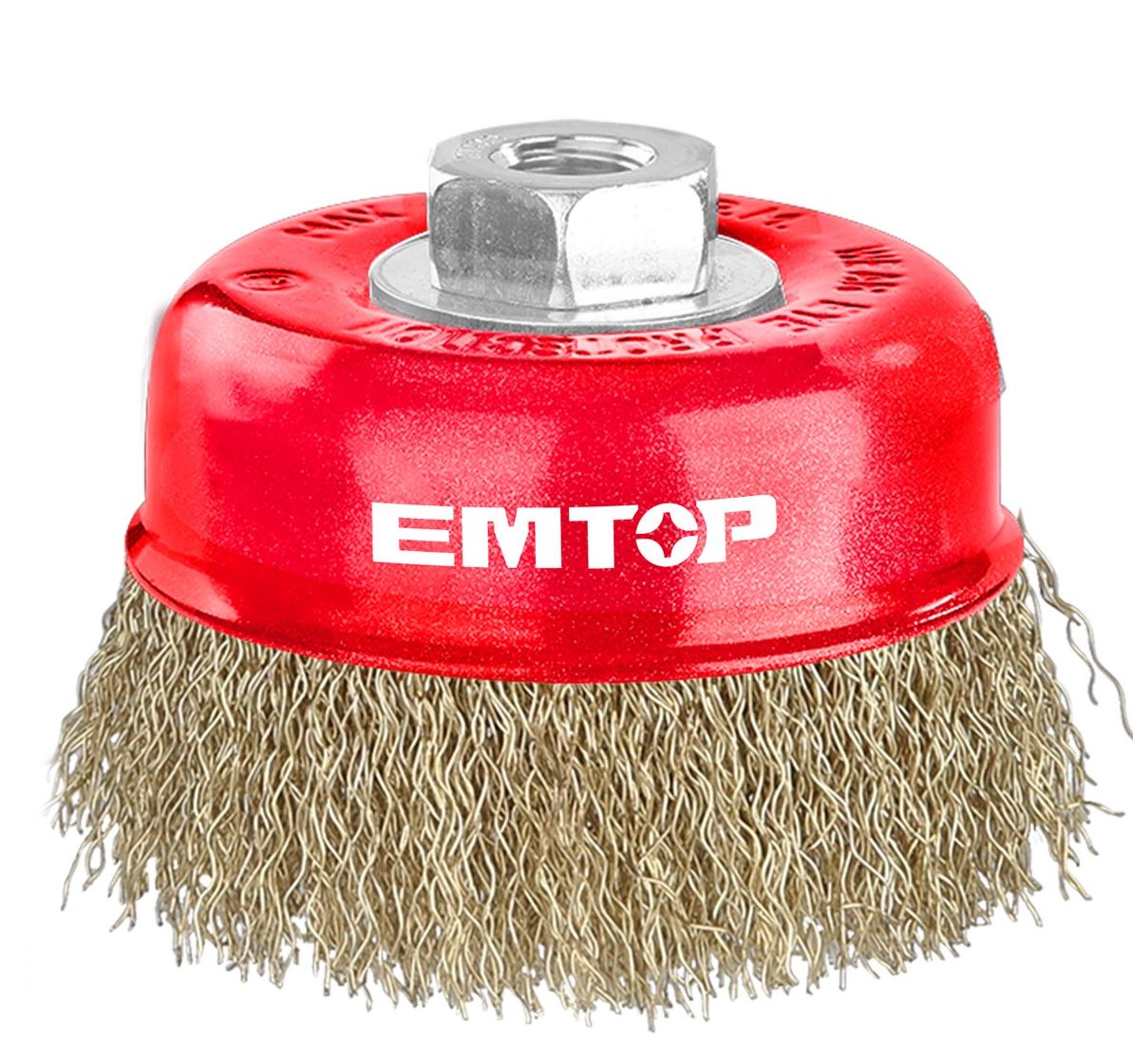 Щетка чашечная EMTOP EWCB10755 75 мм