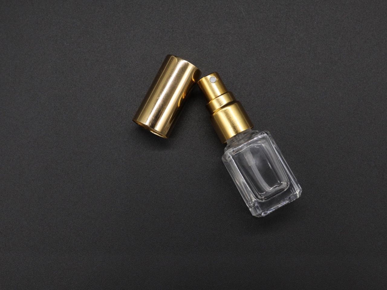 Флакон для парфумерії скляний з розпилювачем та ковпачком 44х21 мм 5 мл Прозорий (ST-091) - фото 2