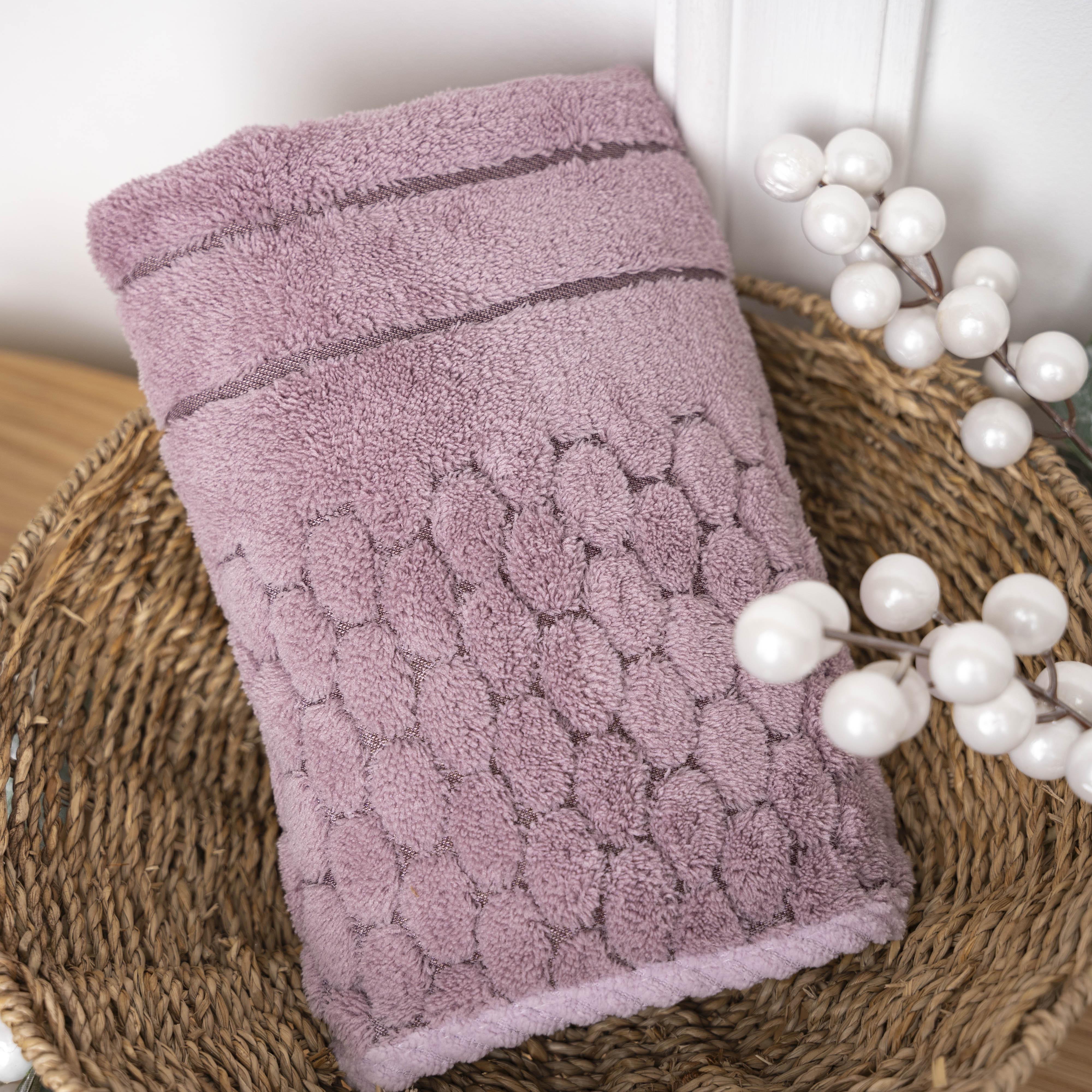 Кухонные полотенца круги 35x75 см Розовый (88822)