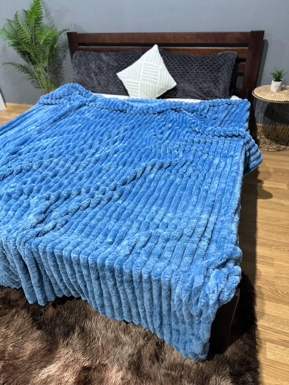 Плед-покрывало Кинг Королевский шарпей велсофт 220х240 см Морская волна (23782750) Плед-покрывало Кинг Королевский шарпей велсофт 220х240 см Морская волна (23782750)