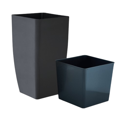 Горшок Алеана Квадро 16x16x30 см Гранит (УТ000077969) - фото 2 Горшок Алеана Квадро 16x16x30 см Гранит (УТ000077969) - фото 2