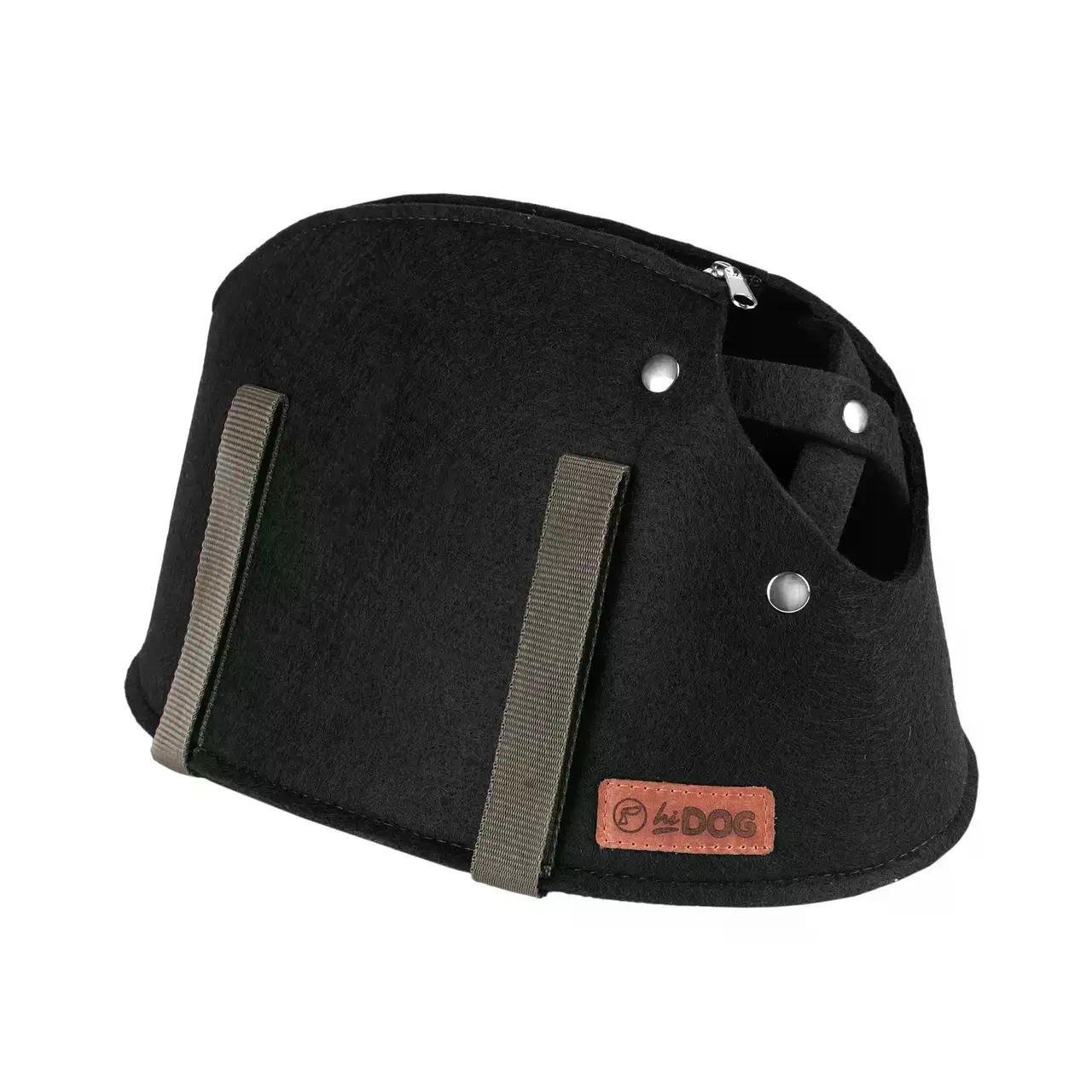 Сумка-переноска для собаки и кота ТМ HiDOG большая удобная переноска для животных L 52х31х30 см Черный (5883)