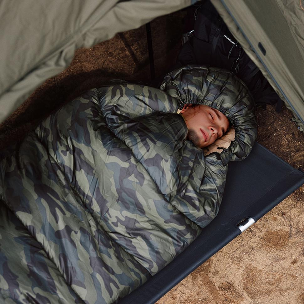 Спальний мішок Naturehike M320 CNK2350WS023 з капюшоном Green Camouflage (697564188920) - фото 9 Спальний мішок Naturehike M320 CNK2350WS023 з капюшоном Green Camouflage (697564188920) - фото 9