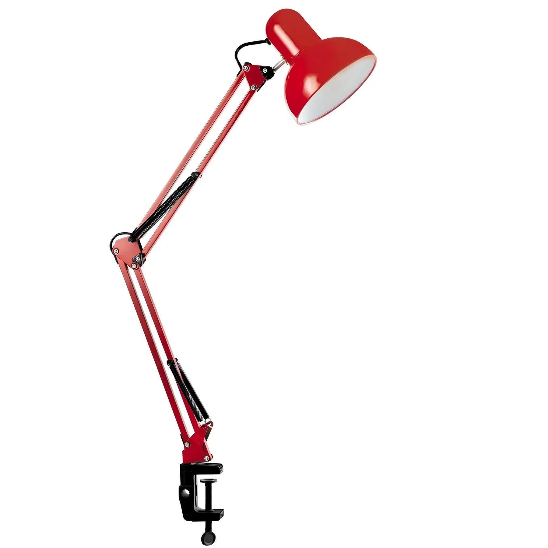 Настольная лампа Sirius TY 1800B на одну лампочку с прищепкой Красный (28688840)