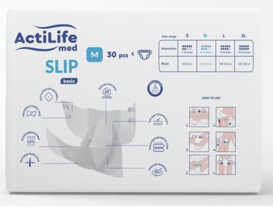Подгузники для взрослых ActiLife Med basic М 30 шт. (2644176846) - фото 3