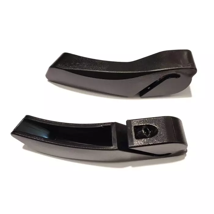 Рога на руль велосипедные алюминиевые 110 мм Черный (VR-10642)