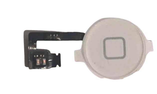Шлейф Flat Cable основний для Iphone 4G home кнопка меню plastic Білий (000018969)