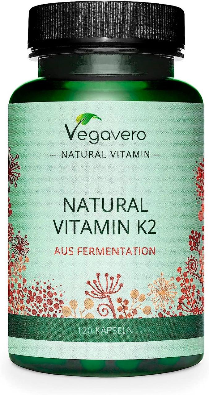 Витамин Vegavero K2 MK7 200 мкг 120 капсул (500943840v)