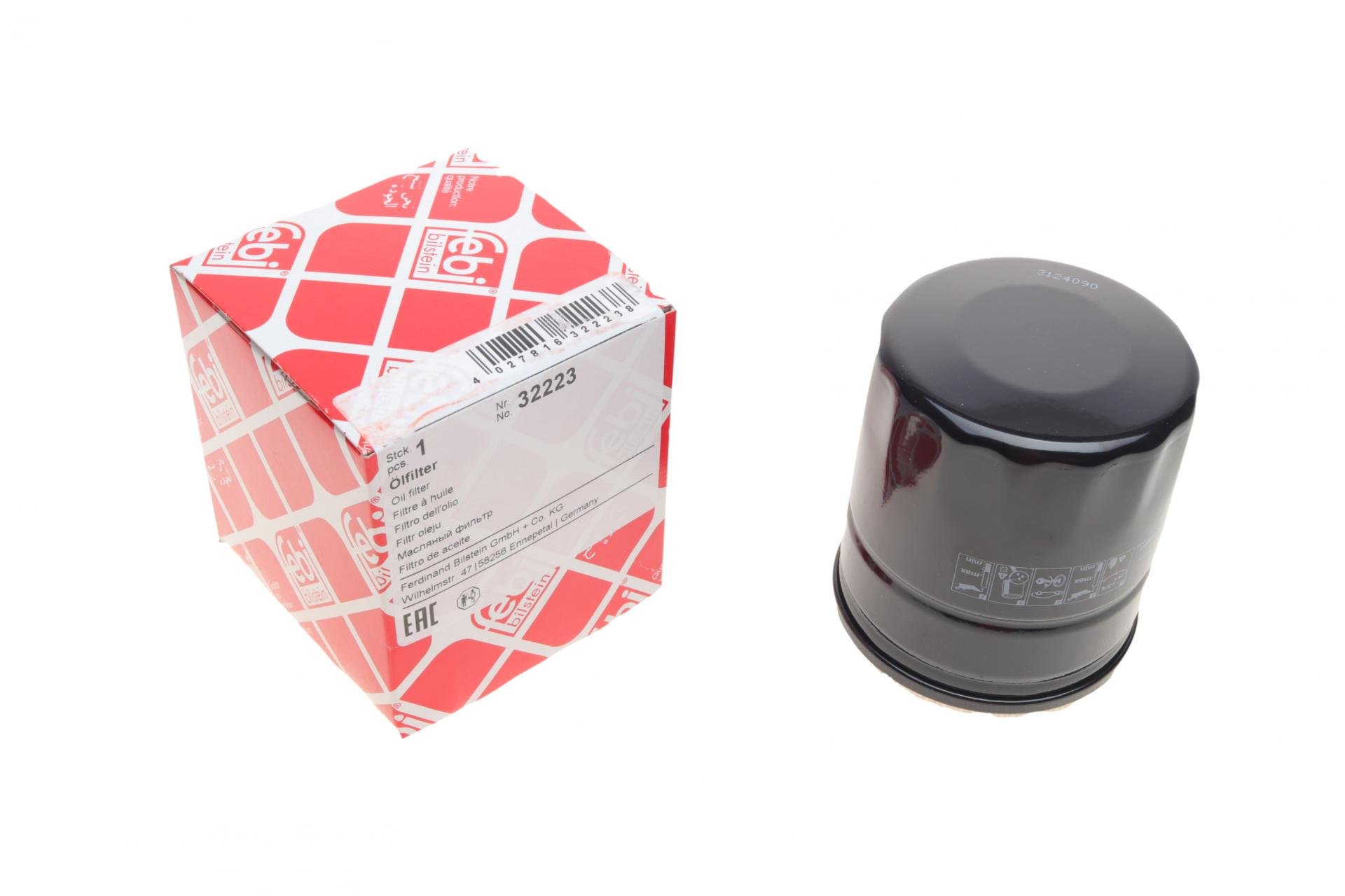 Фильтр масляный FEBI BILSTEIN для Citroen Berlingo/Peugeot Partner/Fiat Scudo 1,8/1,9D/1,4i/1,8i 96-99- (32223)