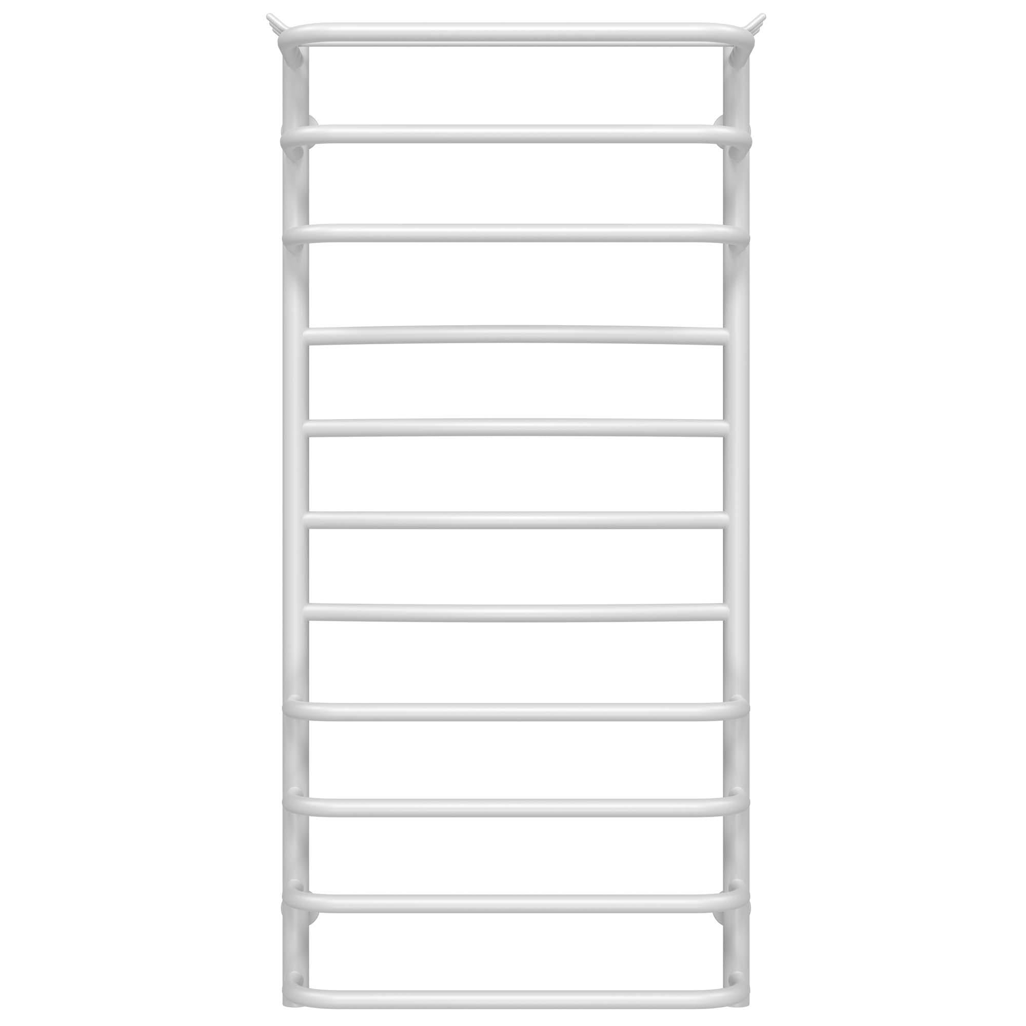 Полотенцесушитель водяной Deffi Юность П11 боковое левое подключение нержавеющая сталь 500х1100 мм Белый (C.YU.110.50.11.W.B)