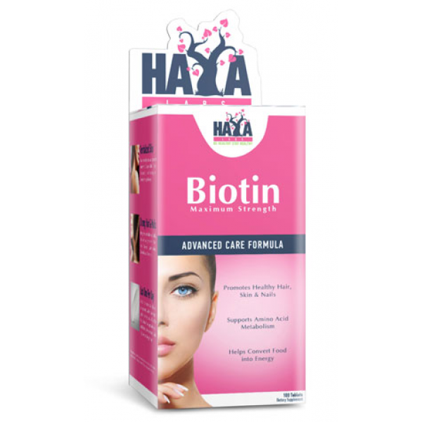 Вітаміни Haya Labs Biotin Maximum Strength 100 таблеток