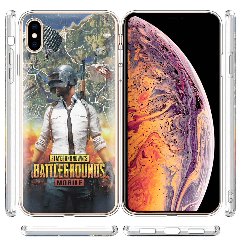 Чохол Boxface iPhone XS Max PUBG Mobile Прозорий силікон (35321-up2309-35321) - фото 3