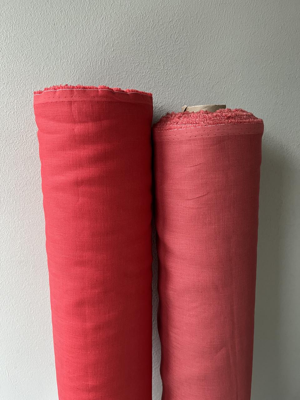 Ткань рубашечная LINEN PLUS льняная 143 см 1309 Красный - фото 8 Ткань рубашечная LINEN PLUS льняная 143 см 1309 Красный - фото 8