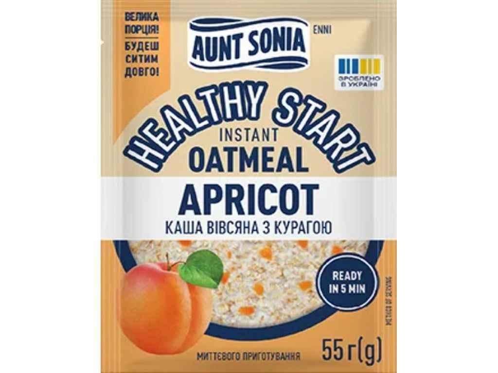 Каша овсяная быстрого приготовления Тьотя Соня с курагой 55 г (2855439862)