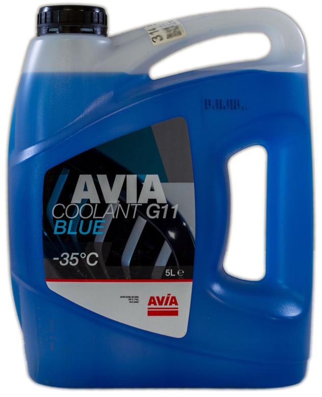 Антифриз Avia G11 -35°С 5 л Синий (000035259)