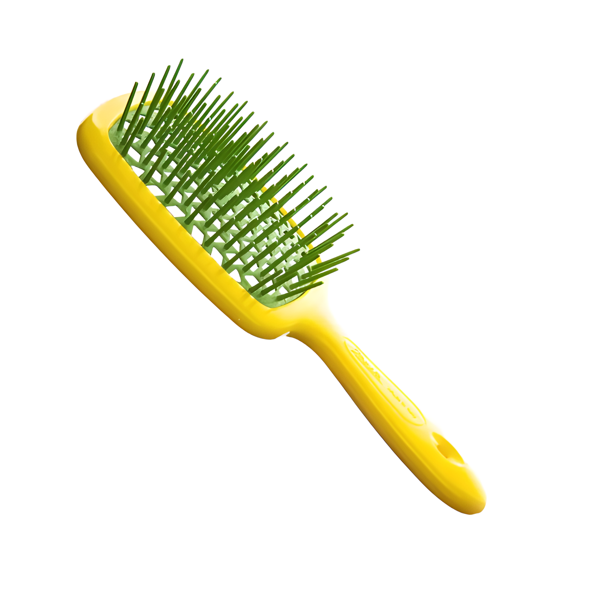 Гребінець для волосся Super Hair Brush Жовтий/Зелений (16341059720)