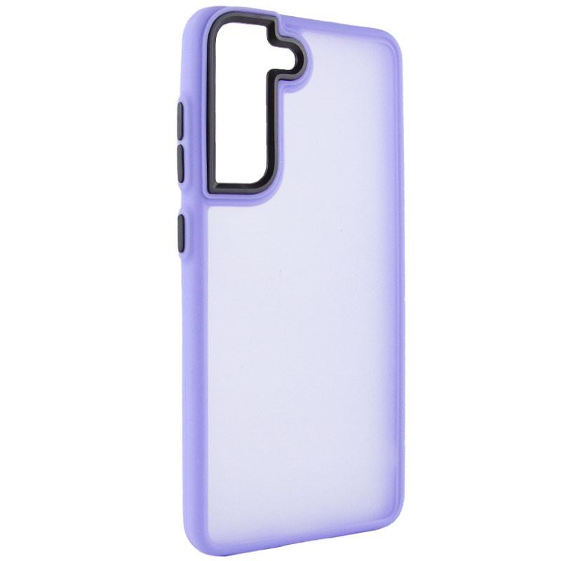 Противоударный Чехол TPU+PC Lyon Frosted для Samsung Galaxy S21 FE Purple