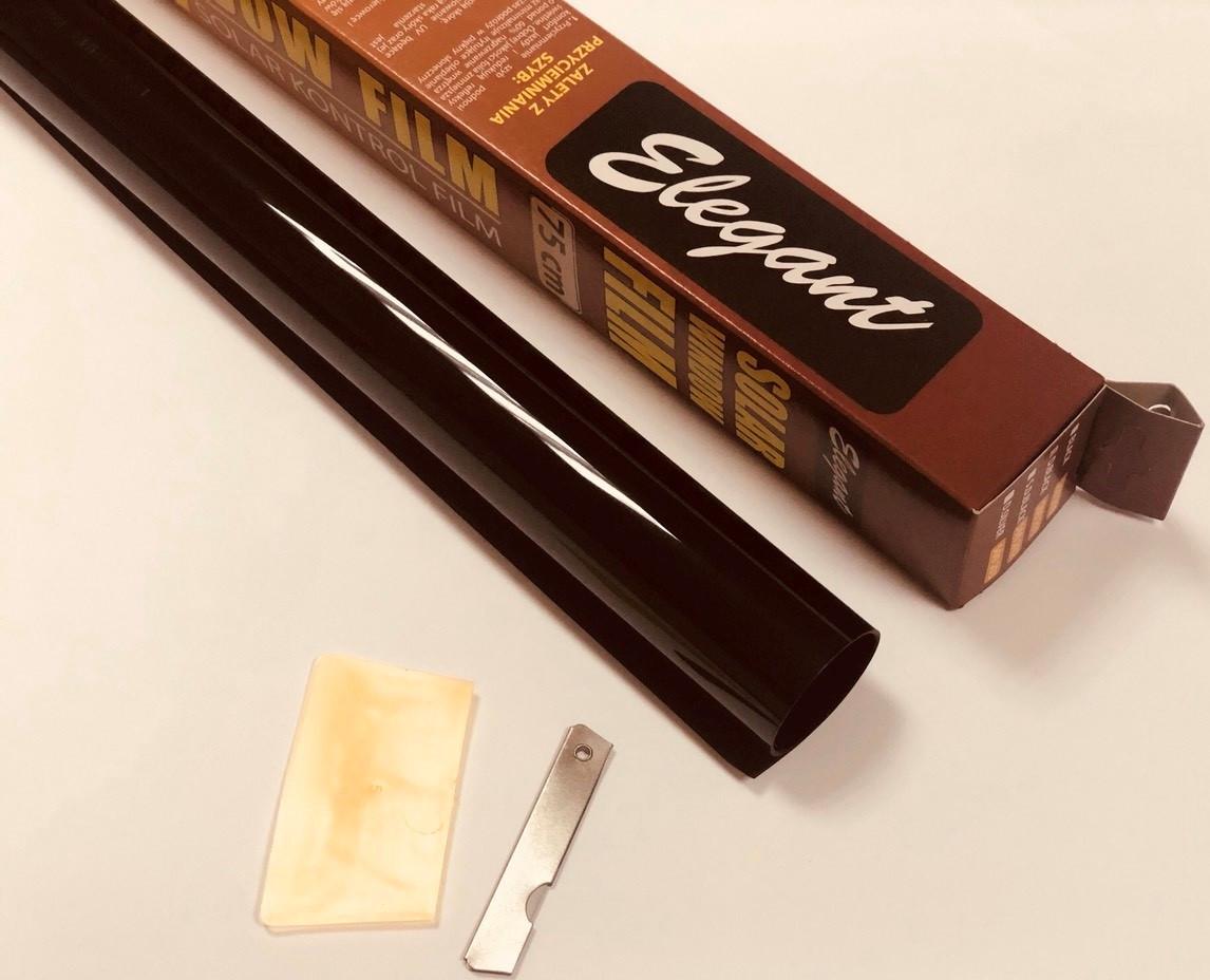 Плівка тонувальна Elegant 75х300 см 15% Dark Black анти подряпини - фото 2 Плівка тонувальна Elegant 75х300 см 15% Dark Black анти подряпини - фото 2