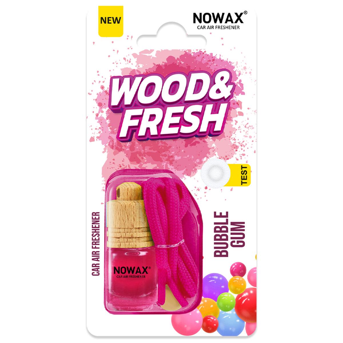 Ароматизатор повітря в блістері Nowax Woodamp/Fresh-Bubble Gum - фото 1 Ароматизатор повітря в блістері Nowax Woodamp/Fresh-Bubble Gum - фото 1