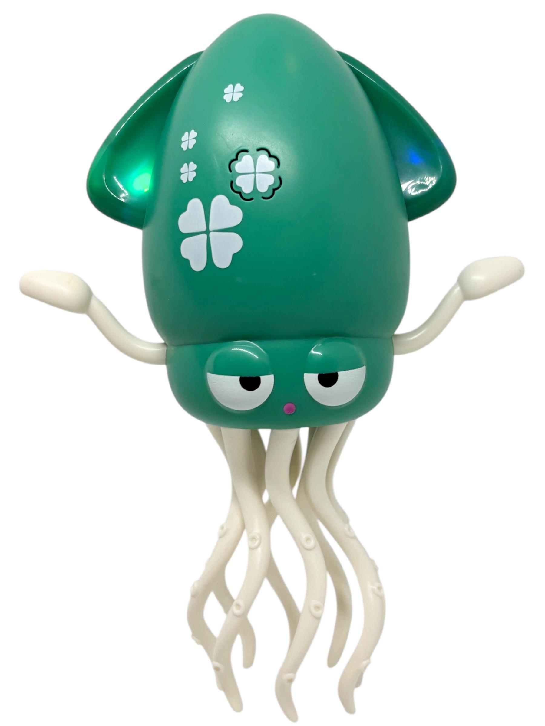 Игрушки для малышей Осьминог танцующий со световыми и звуковыми эффектами на батарейках Зеленый (30850306)