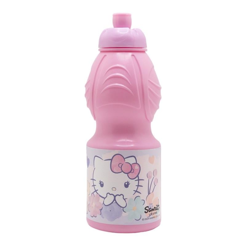 Бутылка для воды STOR Hello Kitty 400 мл 18x6,5х6,5 см (2528177975)