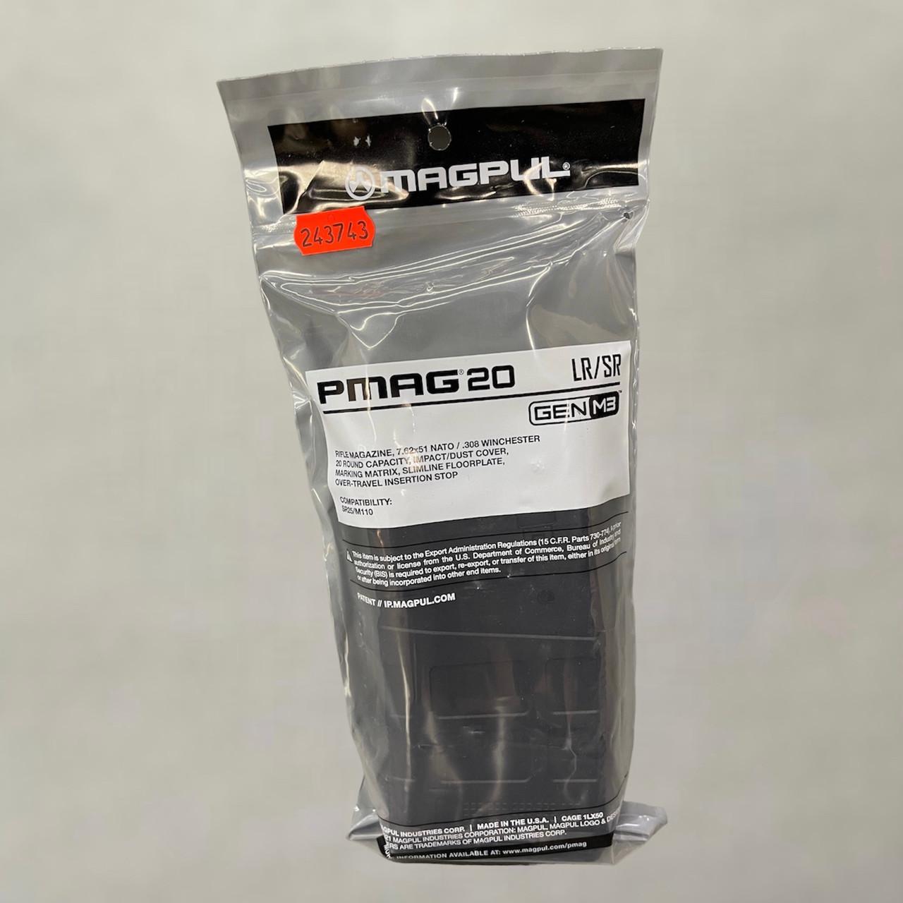 Магазин для AR10 Magpul PMAG 20 LR/SR GEN M3 7,62x51 мм .308 Winchester 20 патронов MAG292 (1818969910)