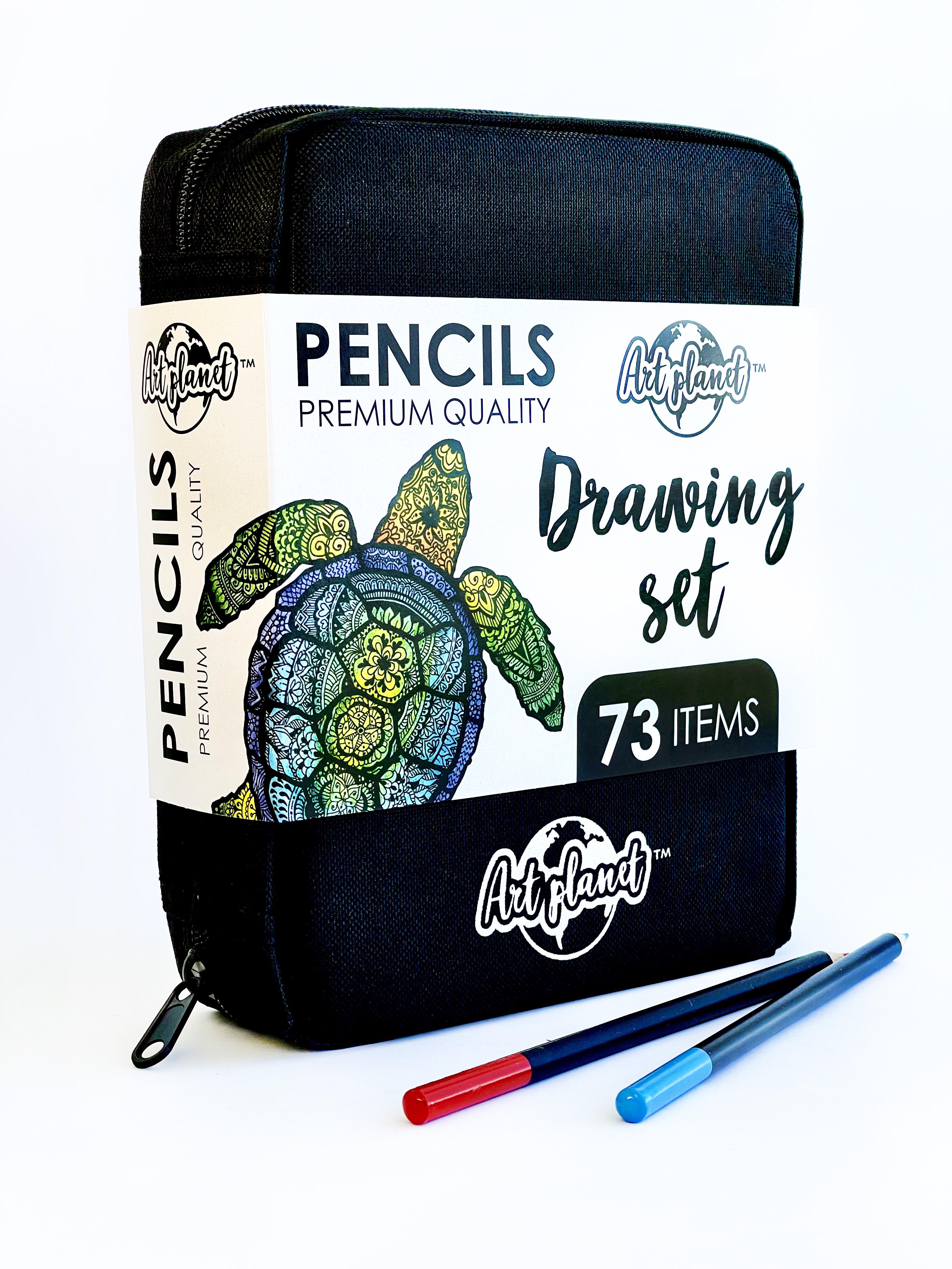 Карандаши цветные Art Planet черепаха 73 предмета в нейлоновом чехле - фото 12 Карандаши цветные Art Planet черепаха 73 предмета в нейлоновом чехле - фото 12