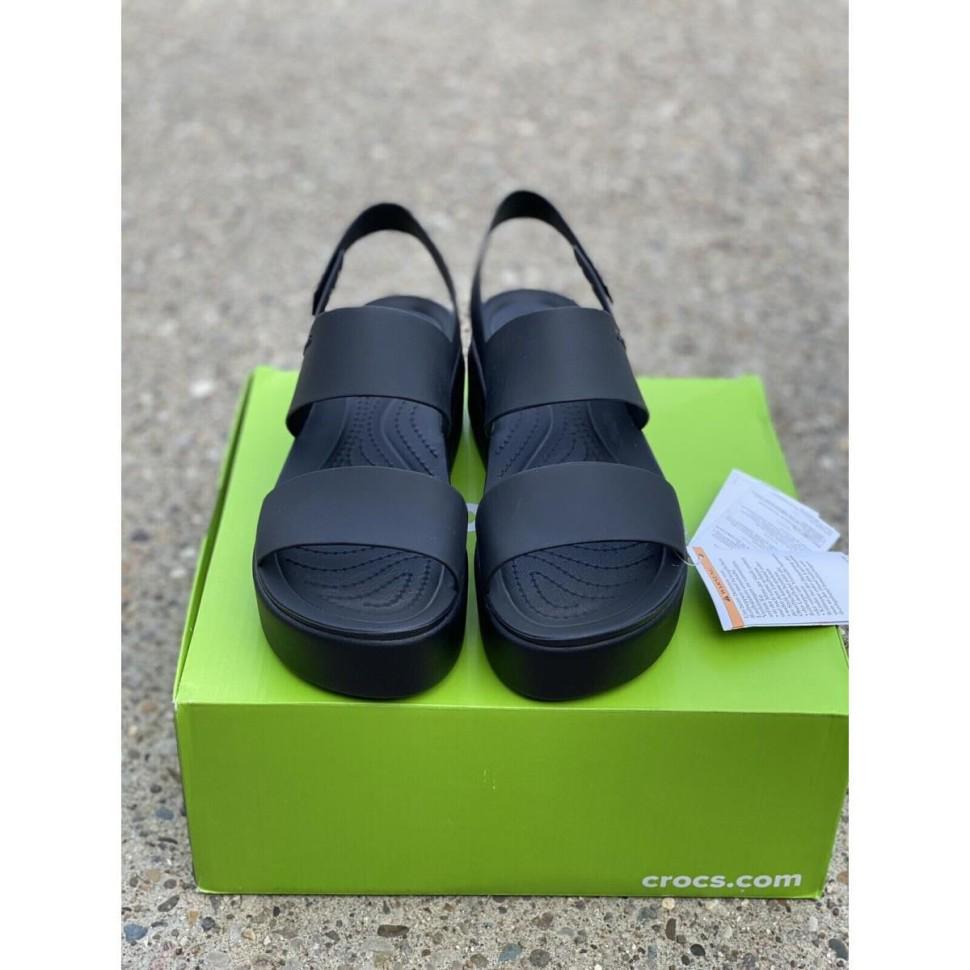 Синдали женские Crocs Brooklyn Low Wedge р. 39/40 Black (17500) - фото 13 Синдали женские Crocs Brooklyn Low Wedge р. 39/40 Black (17500) - фото 13