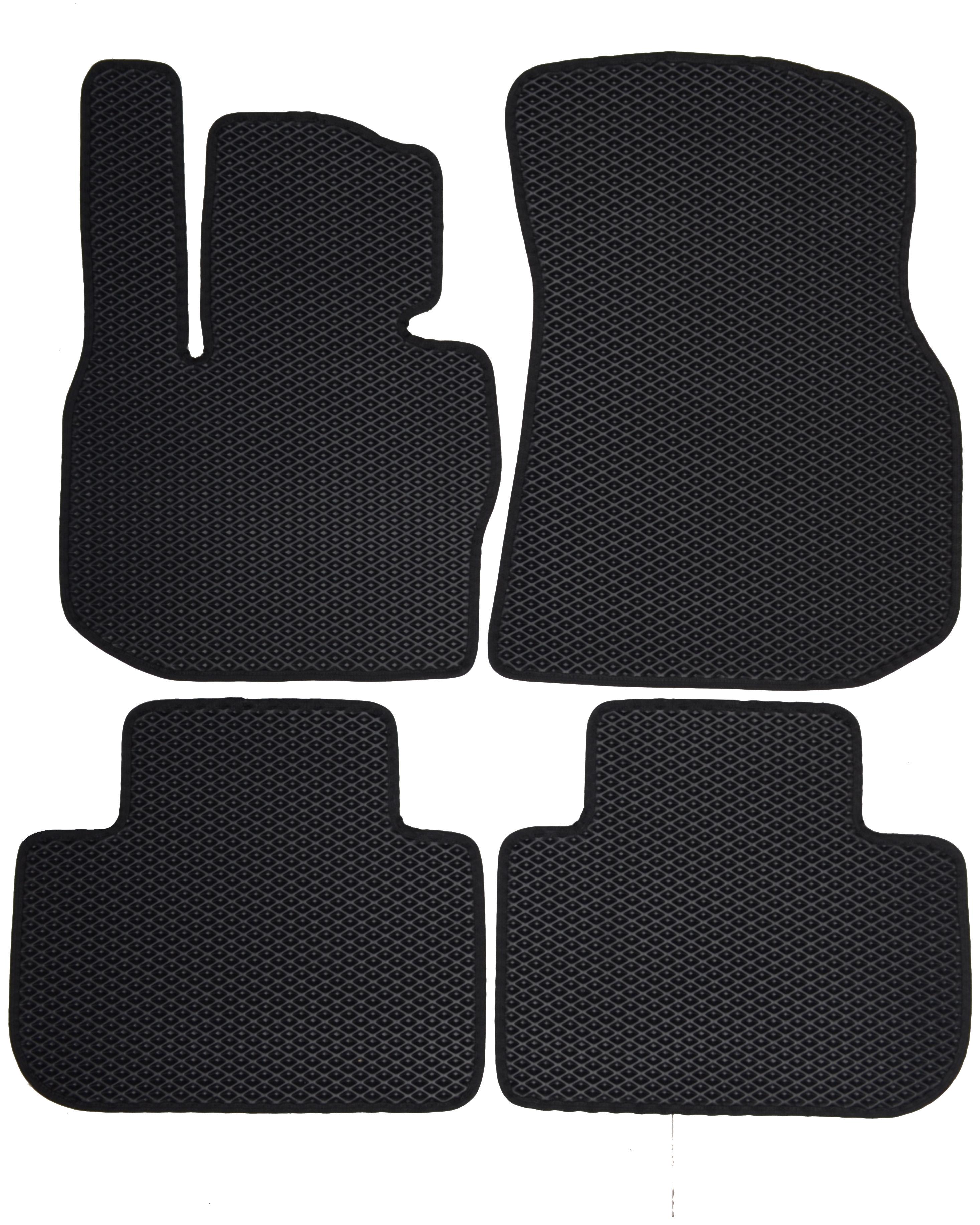 Коврики в салон для BMW X3 G01 '2018 - EVA-полимерные Kinetic Черный