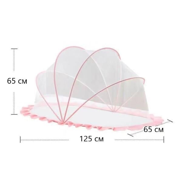 Москитная сетка для детей L00153-2 до 3 лет 125х65х65 см Бирюзовый (L00153-2) - фото 7 Москитная сетка для детей L00153-2 до 3 лет 125х65х65 см Бирюзовый (L00153-2) - фото 7