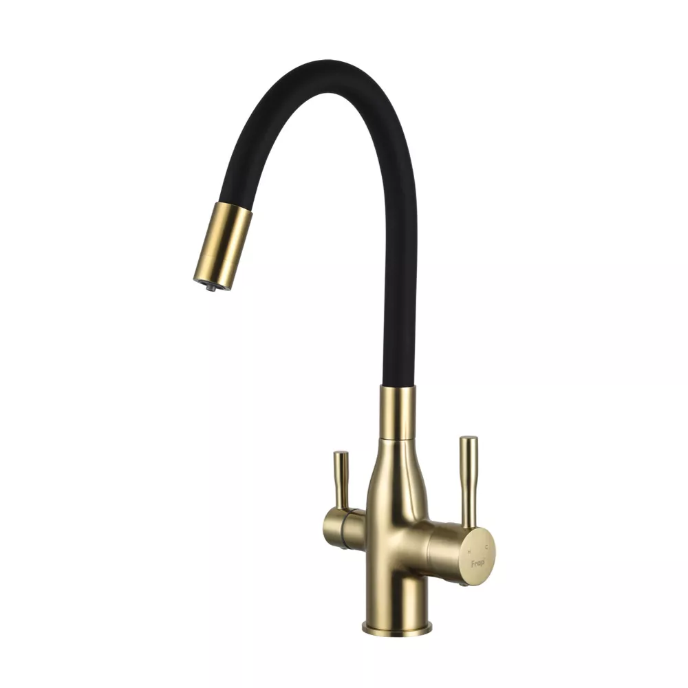 Змішувач для кухні під фільтр Frap F4396-3 з гнучким виливом Змішувач для кухні під фільтр Frap F4396-3 з гнучким виливом