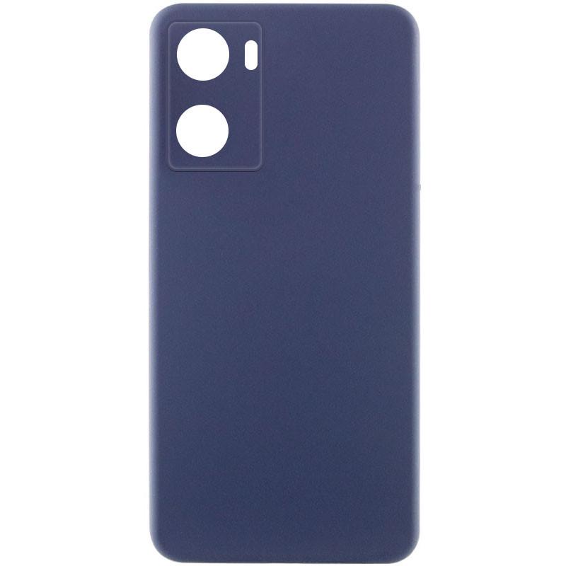 Противоударный чехол Silicone Cover Lakshmi Full Camera (AAA) для Oppo A57s / A77s Темно-синий / Midnight blue