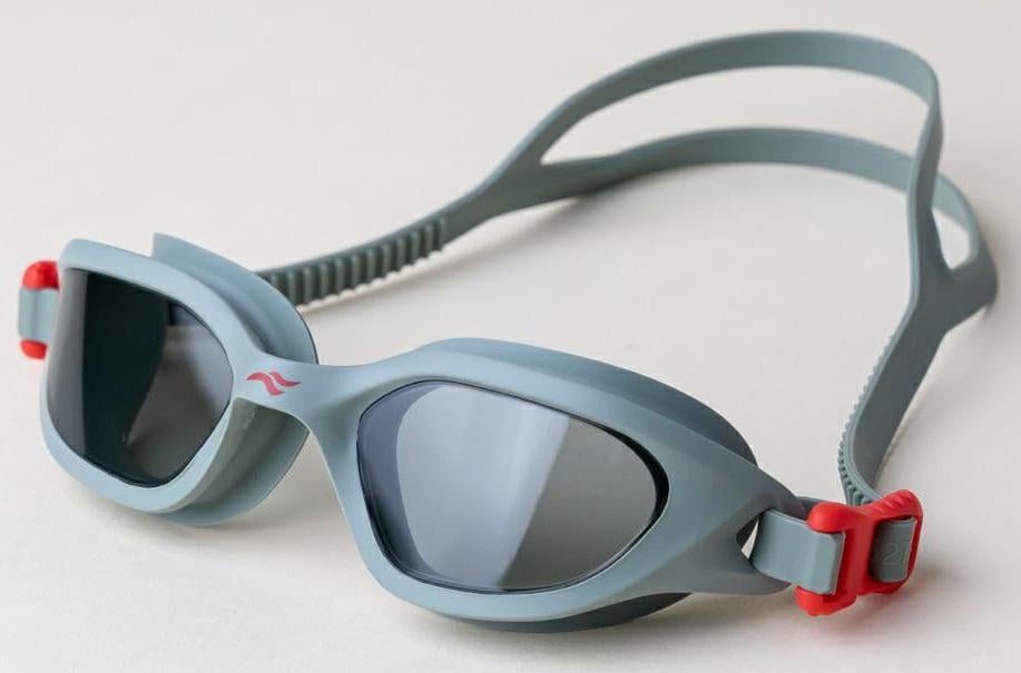 Очки для плавания Aqua Speed ECLIPSE 61412 OFSM универсальные Серый/Красный (24013879)