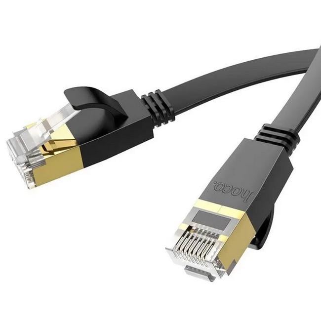 Кабель мережевий Hoco RJ45 US07 General 5 м Black (020045) - фото 1