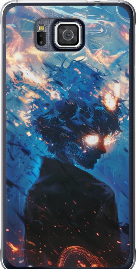 Чехол на Samsung Galaxy Alpha G850F Сатору Годжо (6129u-65-42517)
