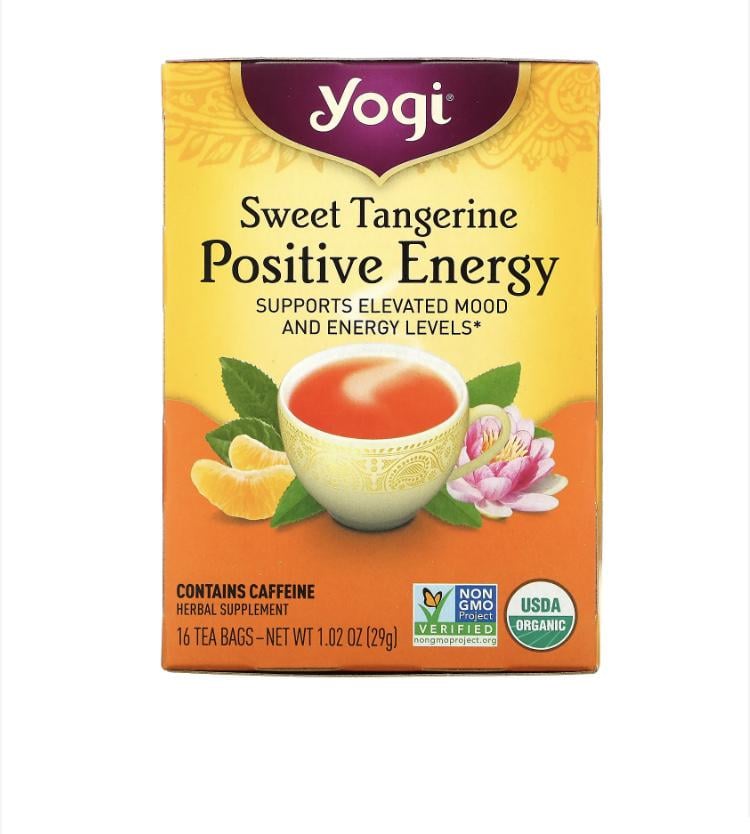 Чай Yogi Tea Positive Energy мандарин солодкий 29 г 169 шт. - фото 1