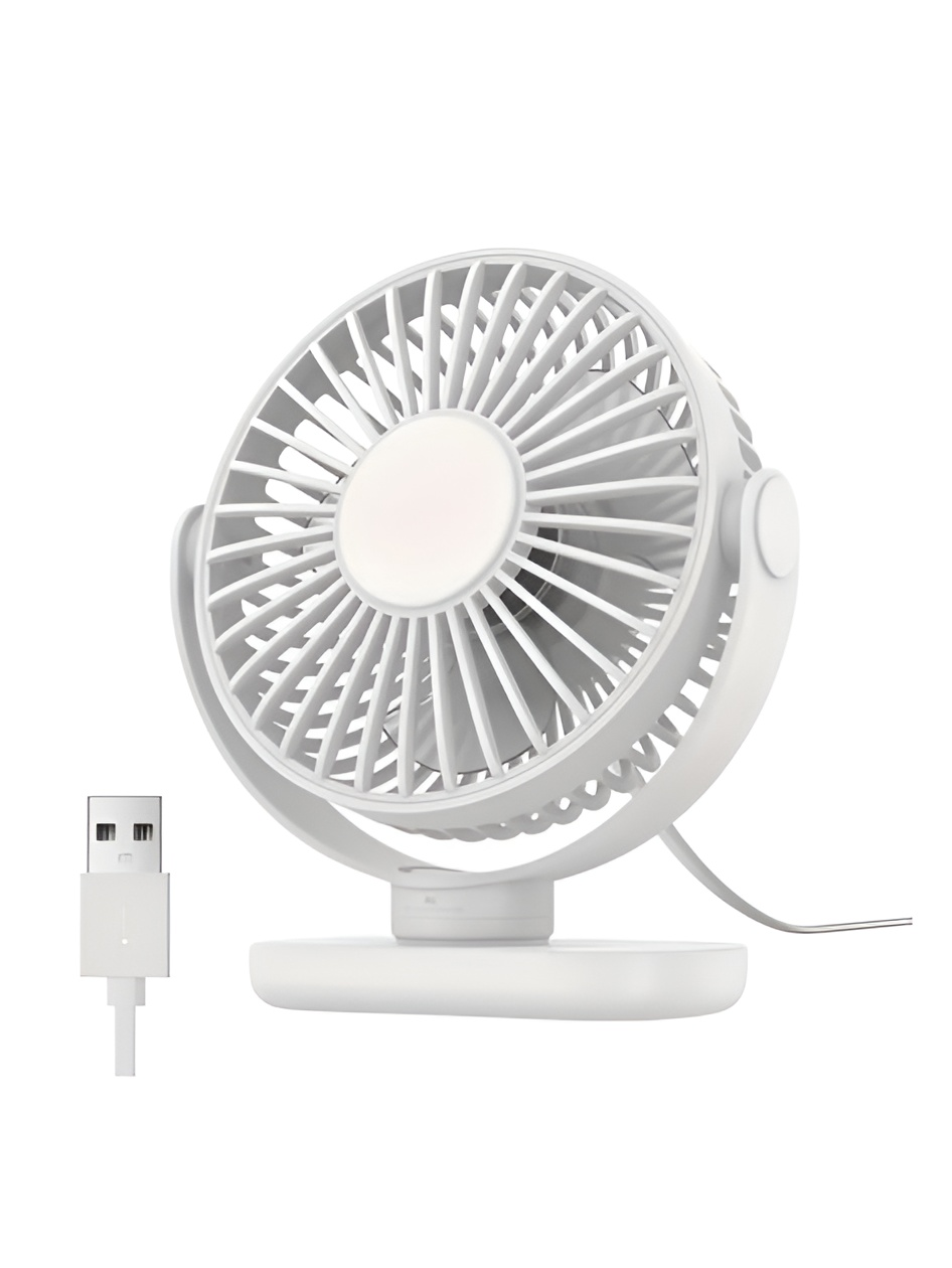 Вентилятор від usb для кемпінгу офісу та будинку MLS6110 Білий (edd02f6f) - фото 1