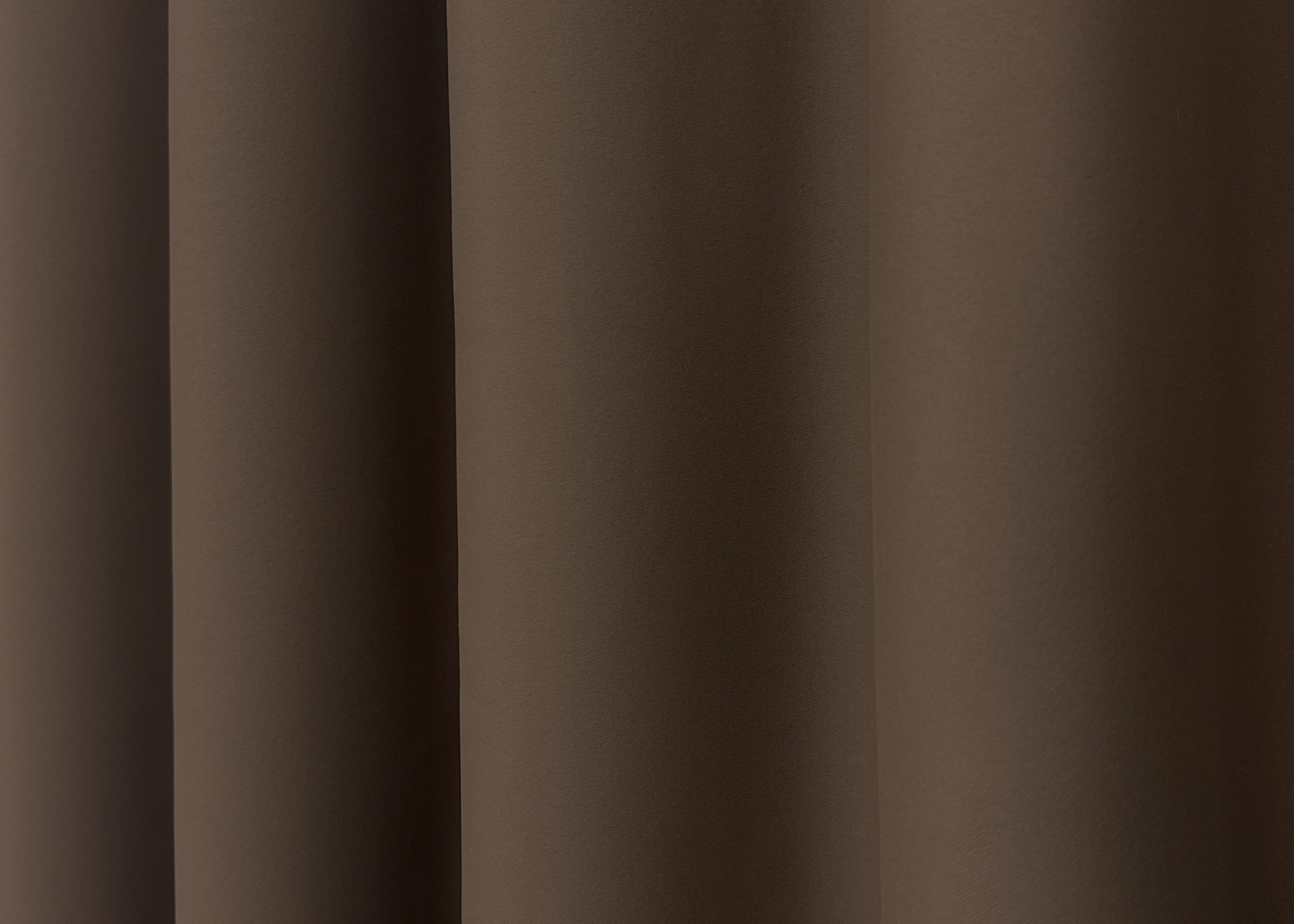 Комплект готовых штор VR-Textil Блэкаут Bagema Rvs №1238ш 150х295 см 2 шт. Шоколадный (33-0622) - фото 7